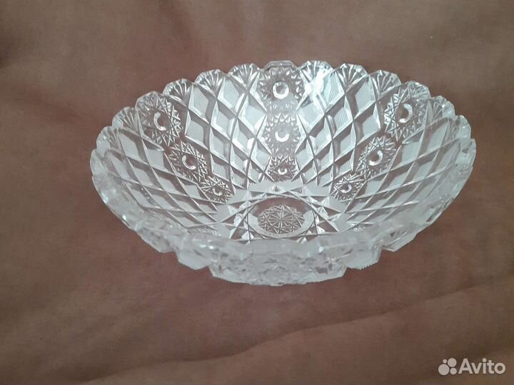 Блюдо хрусталь СССР