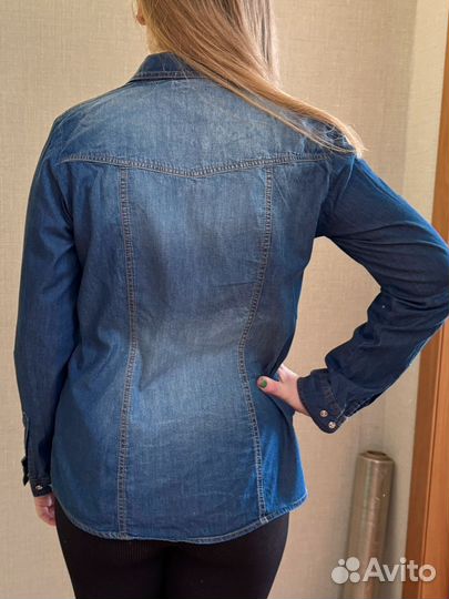 Рубашка джинсовая