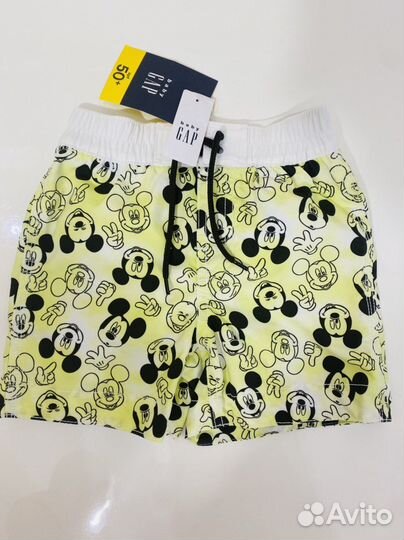Gap baby Disney шорты и сланцы