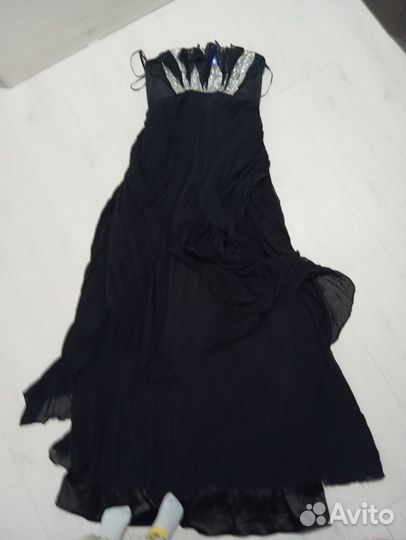 Платье женское 42 44 черное вечернее