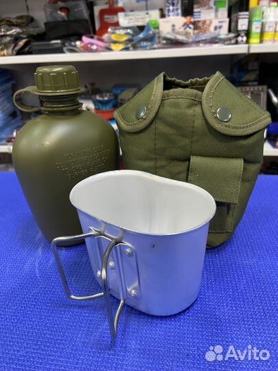 Фляга 1 л с кружкой / rep-029