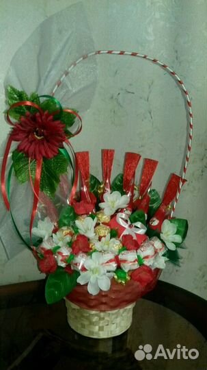 Букеты из конфет