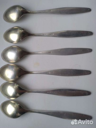 Чайные ложки из мельхиора СССР
