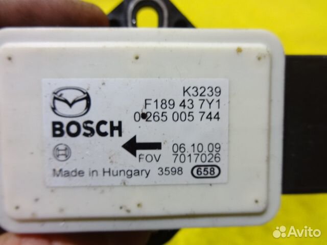 Mazda CX7 CX-7 Датчик ускорения F189437Y1A рестаил