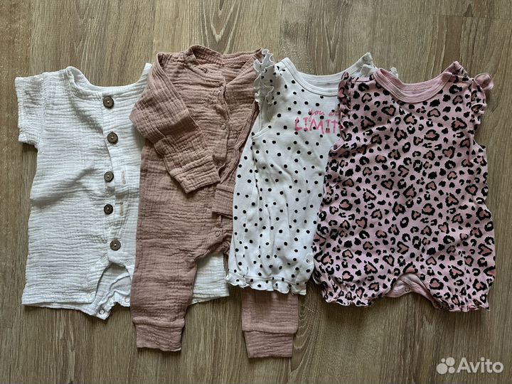 Вещи для новорожденных пакетом 62р