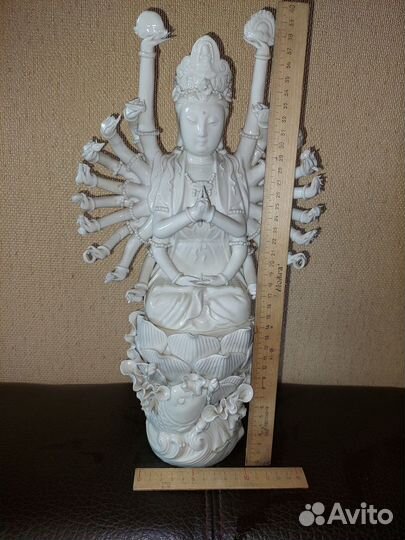 Китайская богиня Гуаньинь фарфор статуэтка, 20век