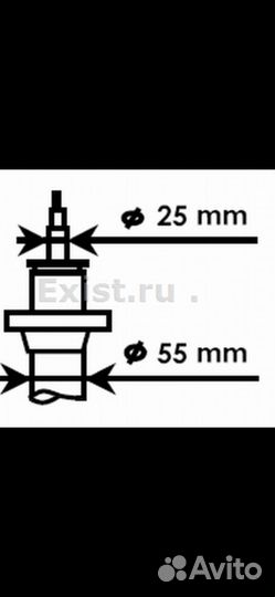 Стойки kayaba 335808 передние VW, Audi