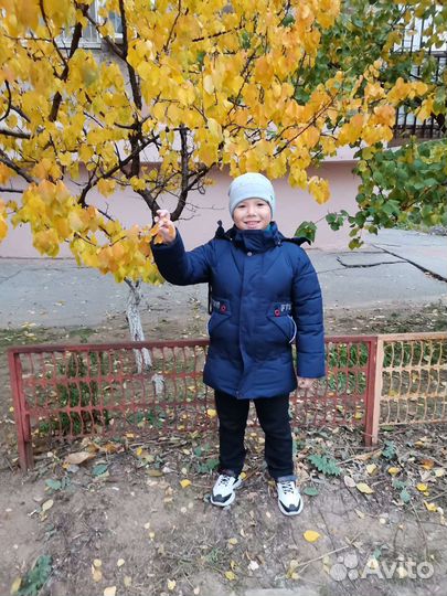 Куртка 128 зима мальчика