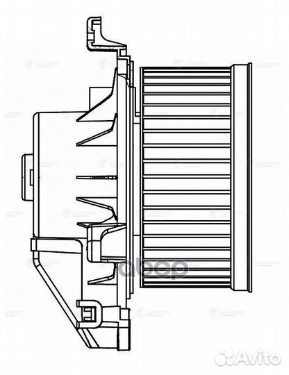 Э/вентилятор отоп. для а/м Ford Transit (13) (LFh