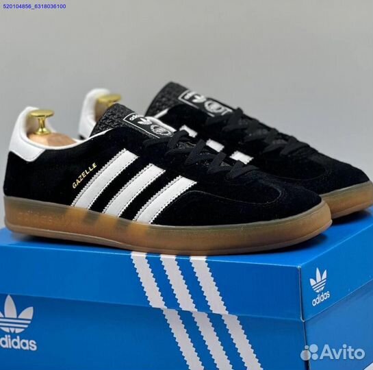 Кроссовки Adidas Gazelle Black (Арт.28960)