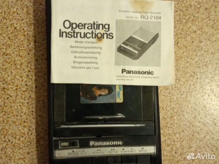 Магнитофон Panasonic RQ-2104
