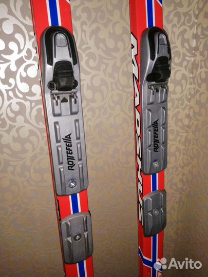 Лыжи беговые детские с креплением NNN 170 см