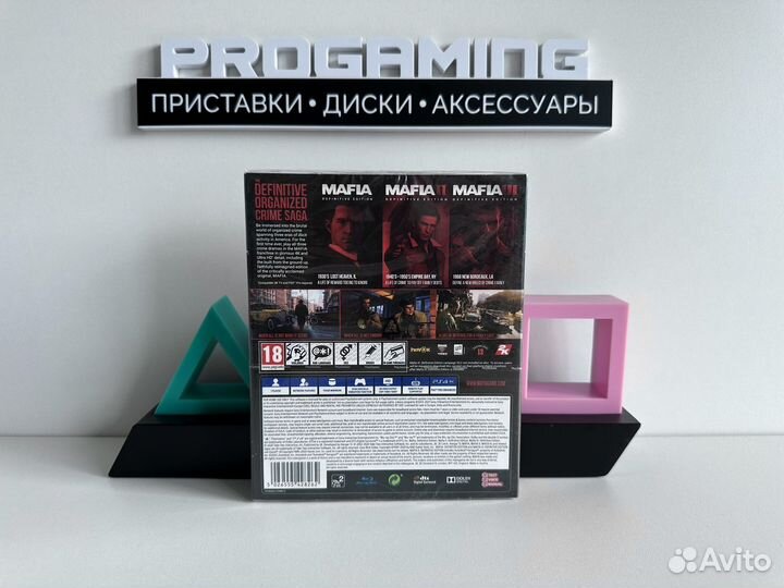 Mafia trilogy новый диск для Sony PS4