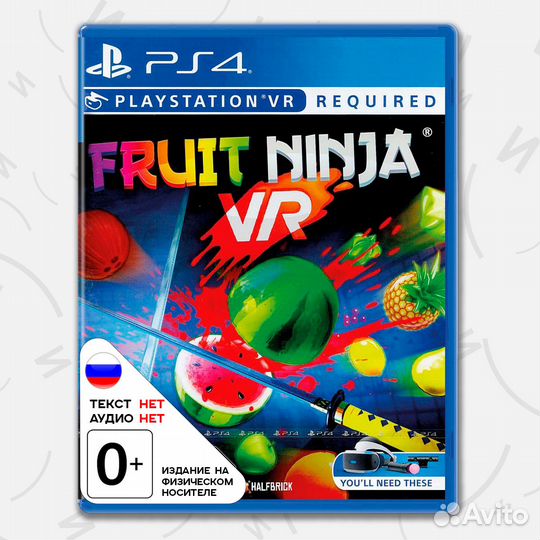 Игра Fruit Ninja (только для PS VR) (PS4, английск