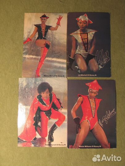 Почтовые карточки с Бони М