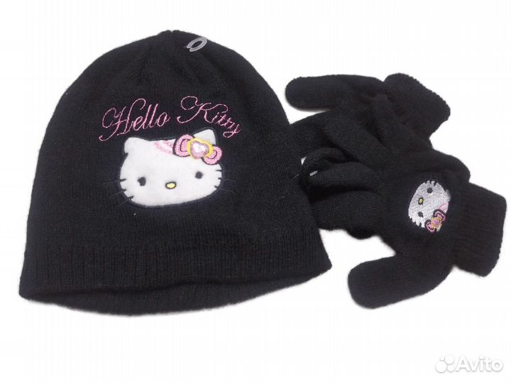 Комплект шапка, перчатки