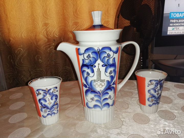 Графины, вазы хрусталь, Набор Олимпиада - 80