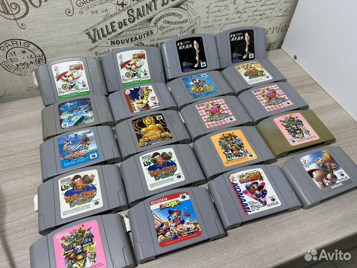 Картриджи Nintendo 64 (ntsc-j)