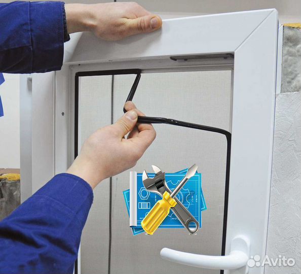 Ремонт пластиковых окон, дверей и москитных сеток