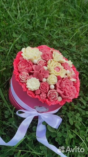 Букет из шоколадных цветов