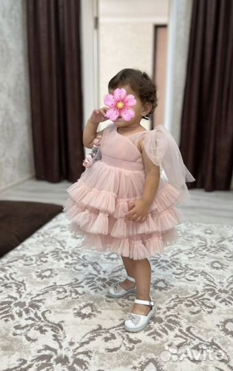 Детское нарядное платье на 1-1,5годика