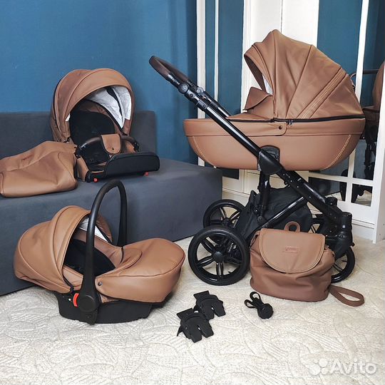 Коляска Verdi Mocca 3 в 1. Карамель