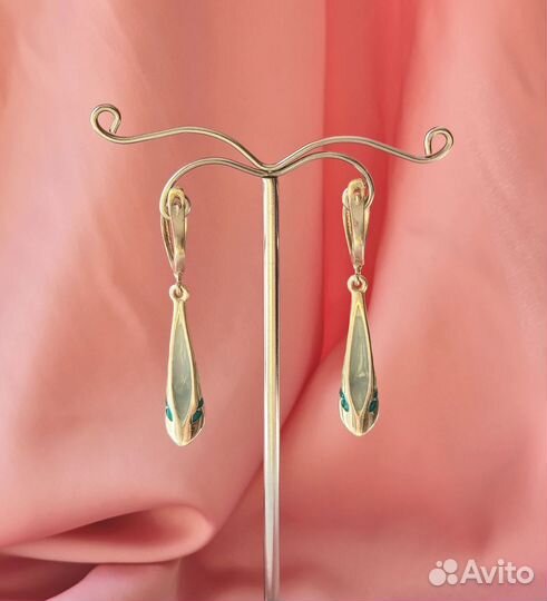 Серьги минанкари серебряные Грузия