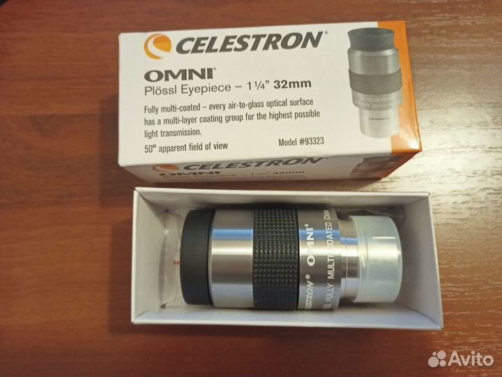 Окуляры Celestron Omni 32мм, 9мм, 6мм