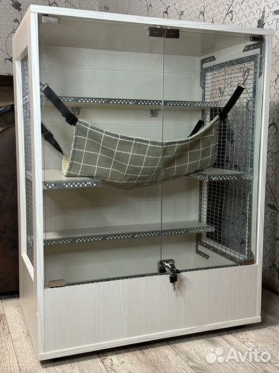 Новая витрина (клетка) для шиншиллы