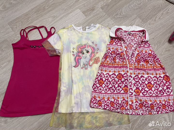 Одежла пакетом для девочки 110-116
