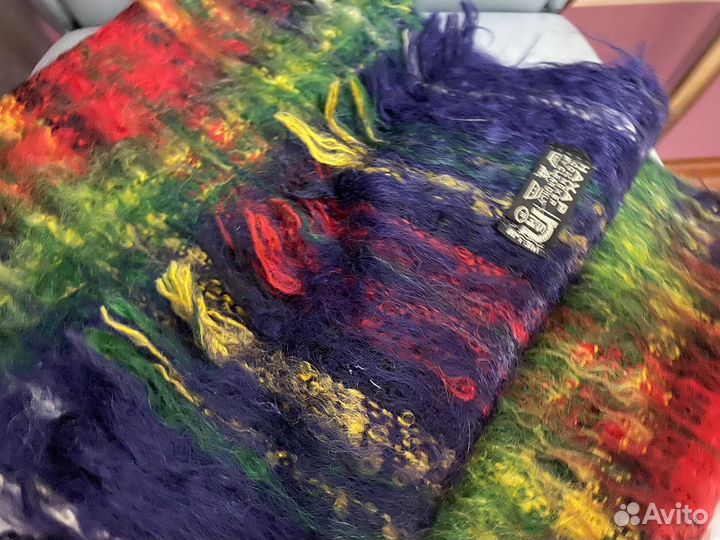 Шарф мохеровый СССР Индия