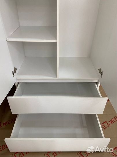 Шкаф белый распашной (аналог IKEA)