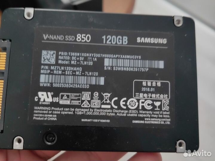 Ssd диск 120gb Samsung