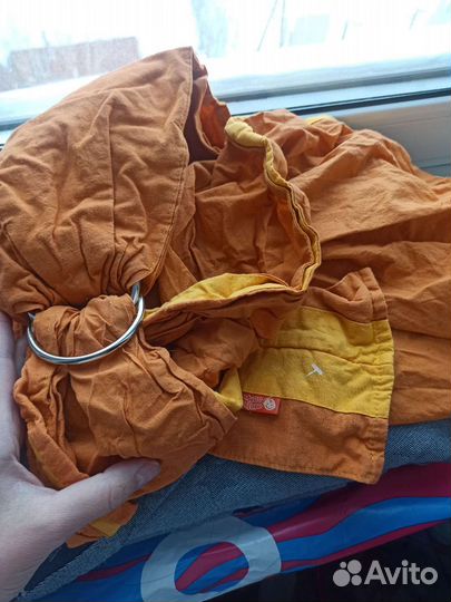 Слинг шарф Velina Звезды Джинс