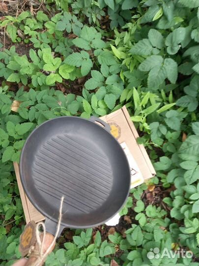 Чугунная сковорода гриль