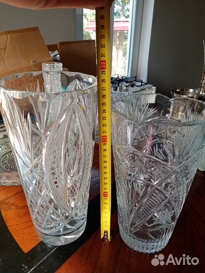 Вазы и салатницы хрустальные СССР