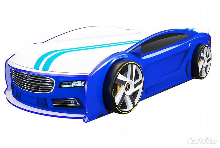 Кровать Ауди с подъемным матрасом