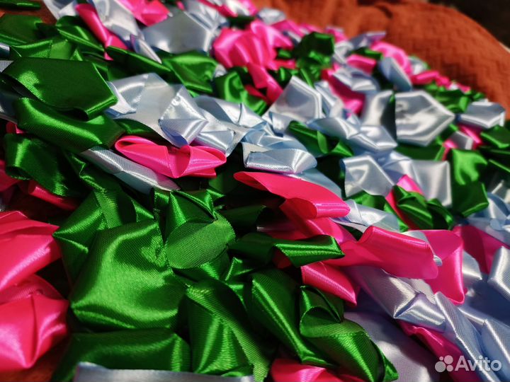 Букет из атласных лент