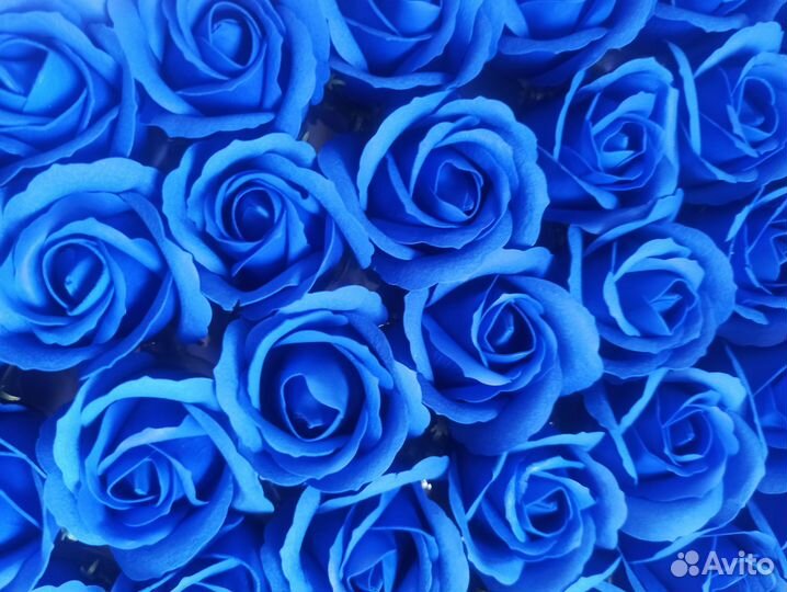 Розы из пенного мыла 50 шт