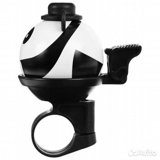 Звонок велосипедный «Панда», цвет чёрный