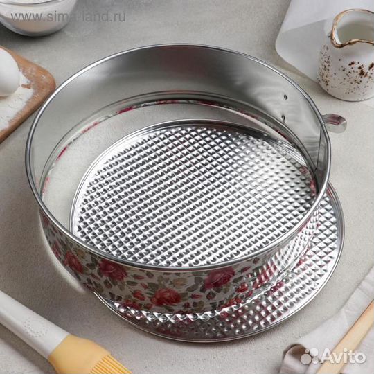 Набор форм для выпечки Доляна «Розарий», 3 предмет