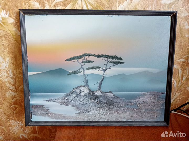 Картина маслом на холсте горы красивые пейзажи