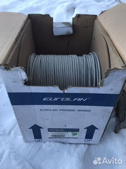 Сетевой кабель витая пара Ethernet, 6 категория, E