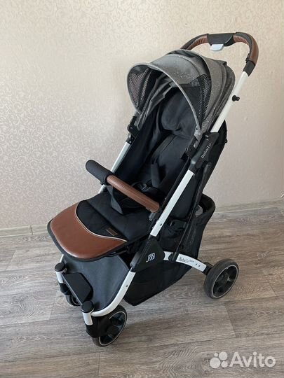 Коляска babalo future 2022 серый снег (белая рама)