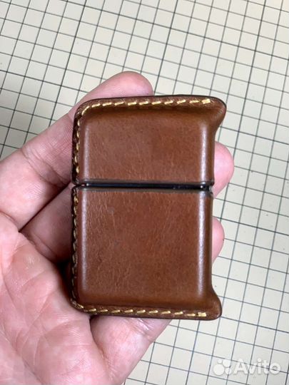 Чехол для зажигалки Zippo из натуральной кожи
