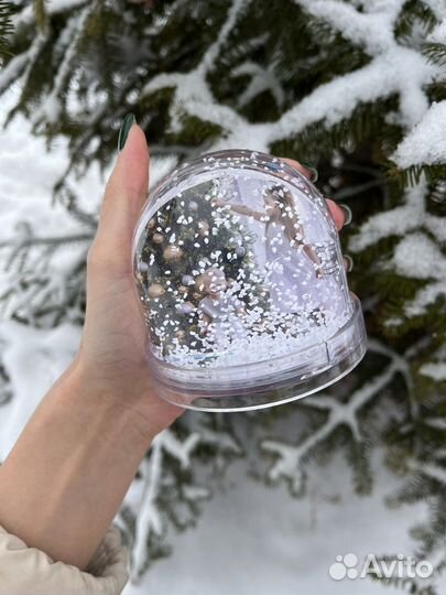 Снежный шар с фото
