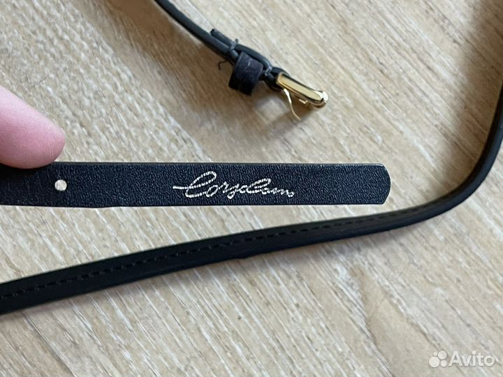 Кожаный тонкий ремень Corso Como