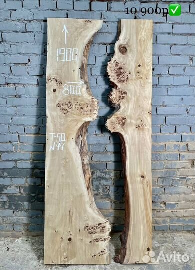 Слэб дерева / Заготовки / Карагач / Дуб