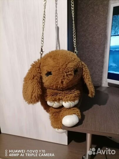 Кролик игрушка- рюкзачок