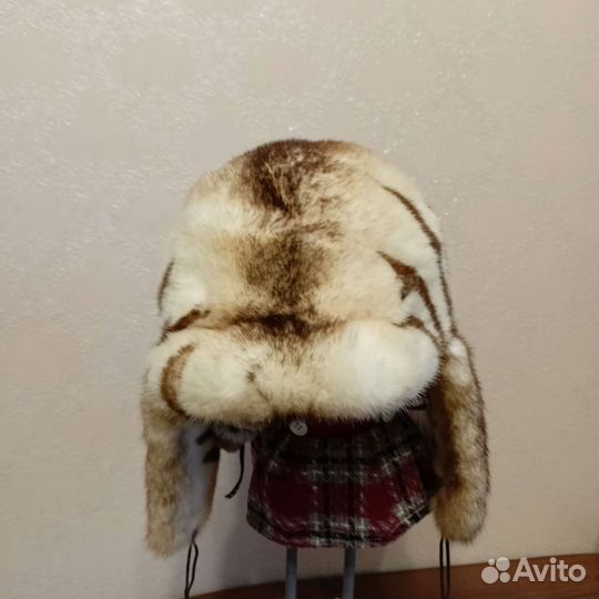 Шапка ушанка норковая женская